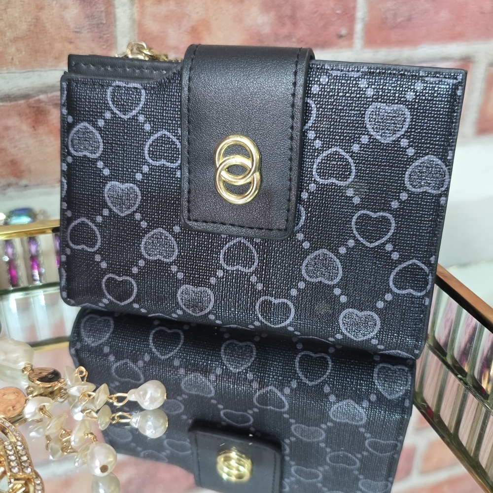 Black and Gold Women's Wallet